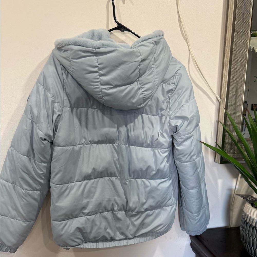 Abercrombie & Fitch Kids Sky Blue Puffer Jacket - Picture 6 of 6